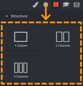 Screenshot of where the columns can be found