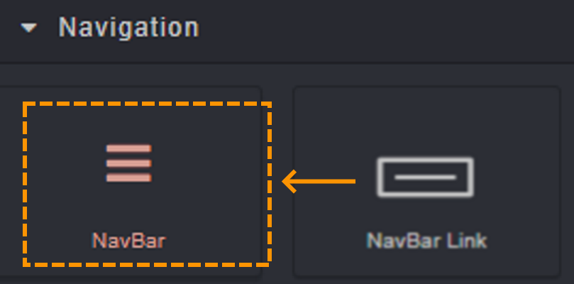 Screen shot of the Navbar icon