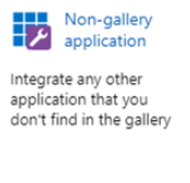 Screenshot of non-gallery application